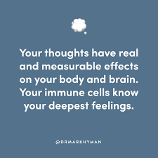 Thoughts affect body